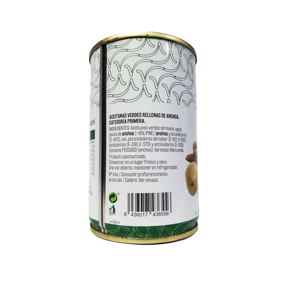 Aceitunas verdes rellenas de anchoa Vima Foods (295 g / 10.40 oz) - Miniatura 2