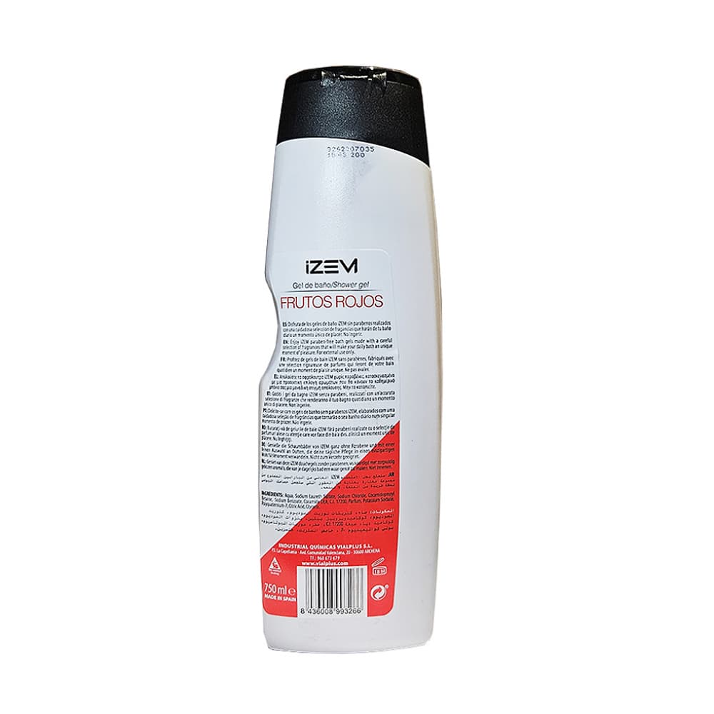 Gel de ducha con aroma a frutos rojos Izem (750 ml) - Miniatura 3
