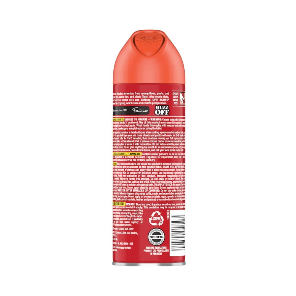 Repelente de insectos en aerosol Off! Active (170 g / 6 oz) - Miniatura 2