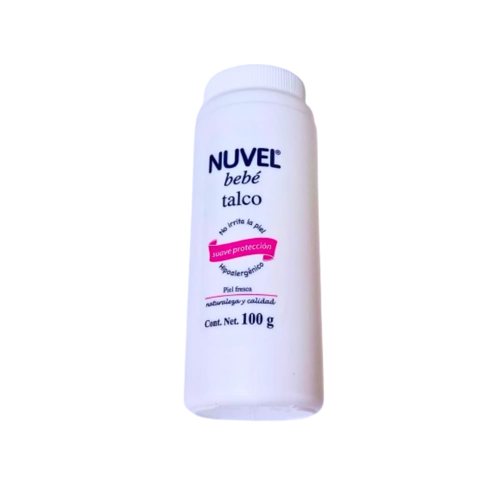 Talco para bebé Nuvel (100 g / 3.5 oz) - Imagen 1