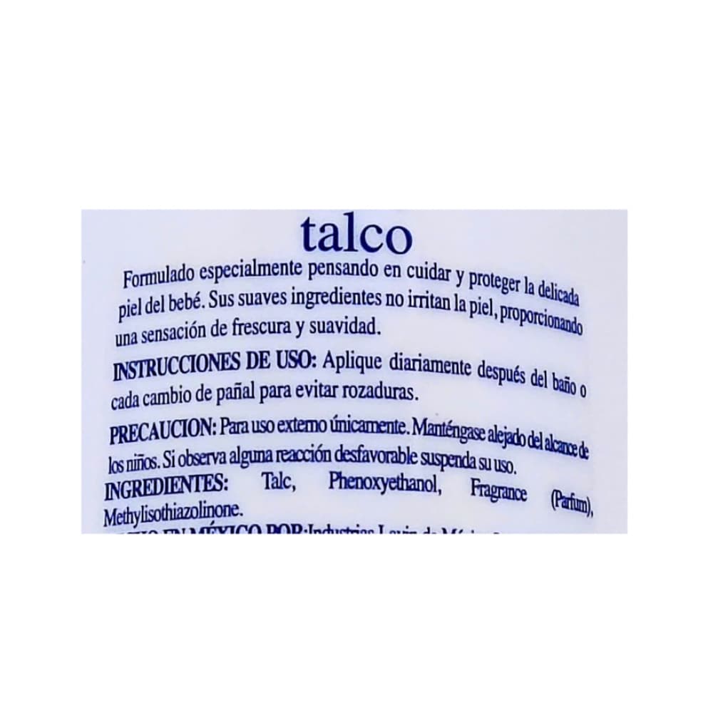 Talco para bebé Nuvel (100 g / 3.5 oz) - Miniatura 3