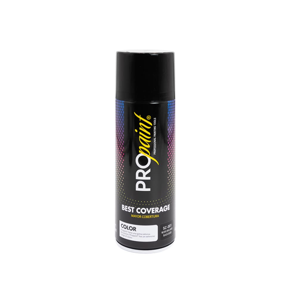 Pintura en aerosol color negro brillante Propaint (400 ml) - Miniatura 2