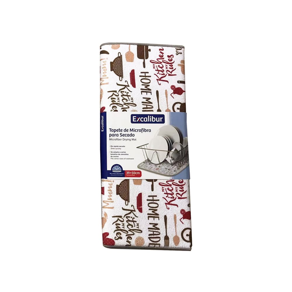 Tapete de microfibra para secado de 39 cm x 50 cm Excalibur - Imagen 1