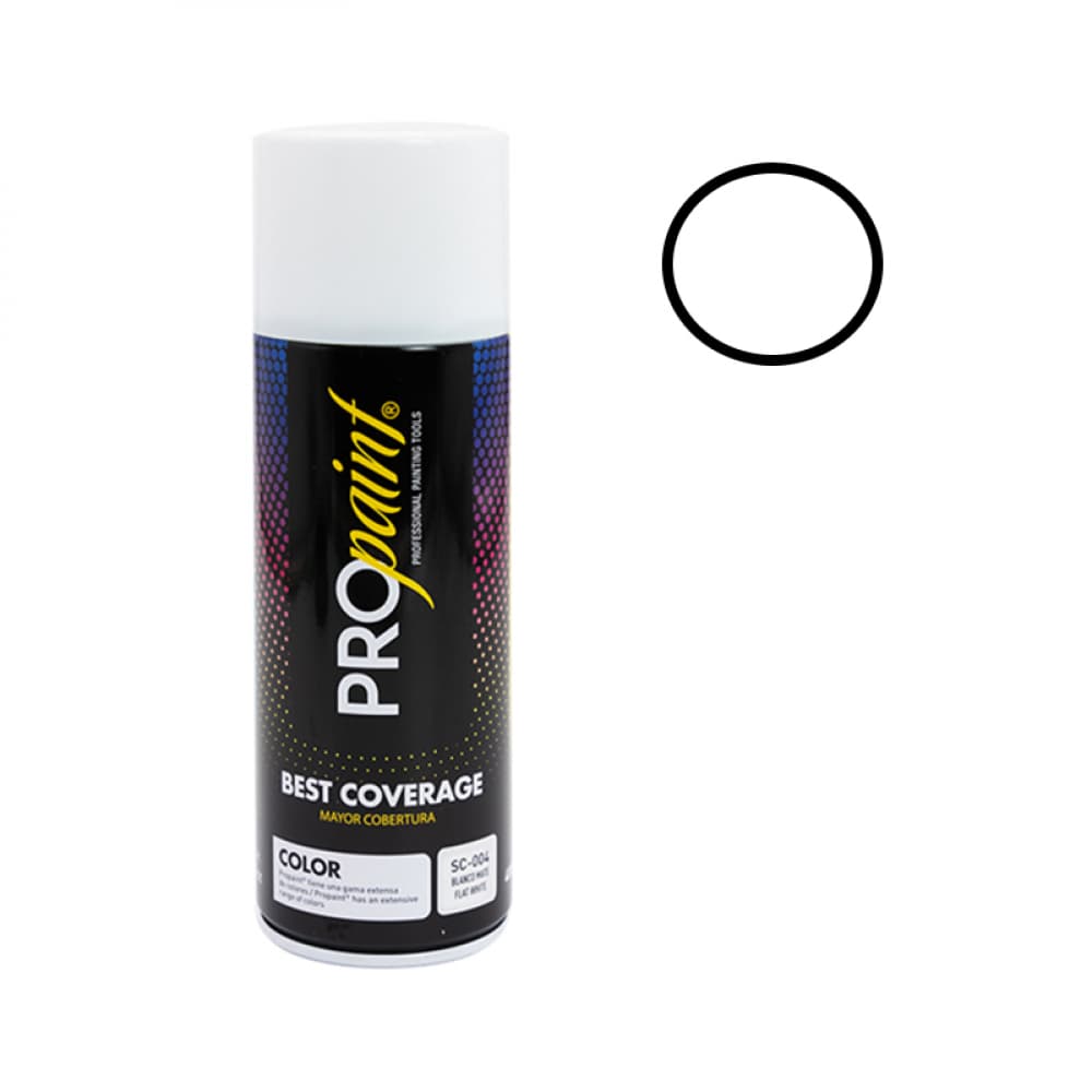 Pintura en aerosol color blanco mate Propaint (400 ml) - Miniatura 1