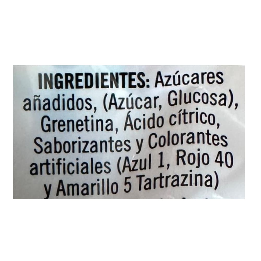 Gomitas de grenetina oruga sabor frutas áciditas Selecto (100 g / 3.5 oz) - Miniatura 3