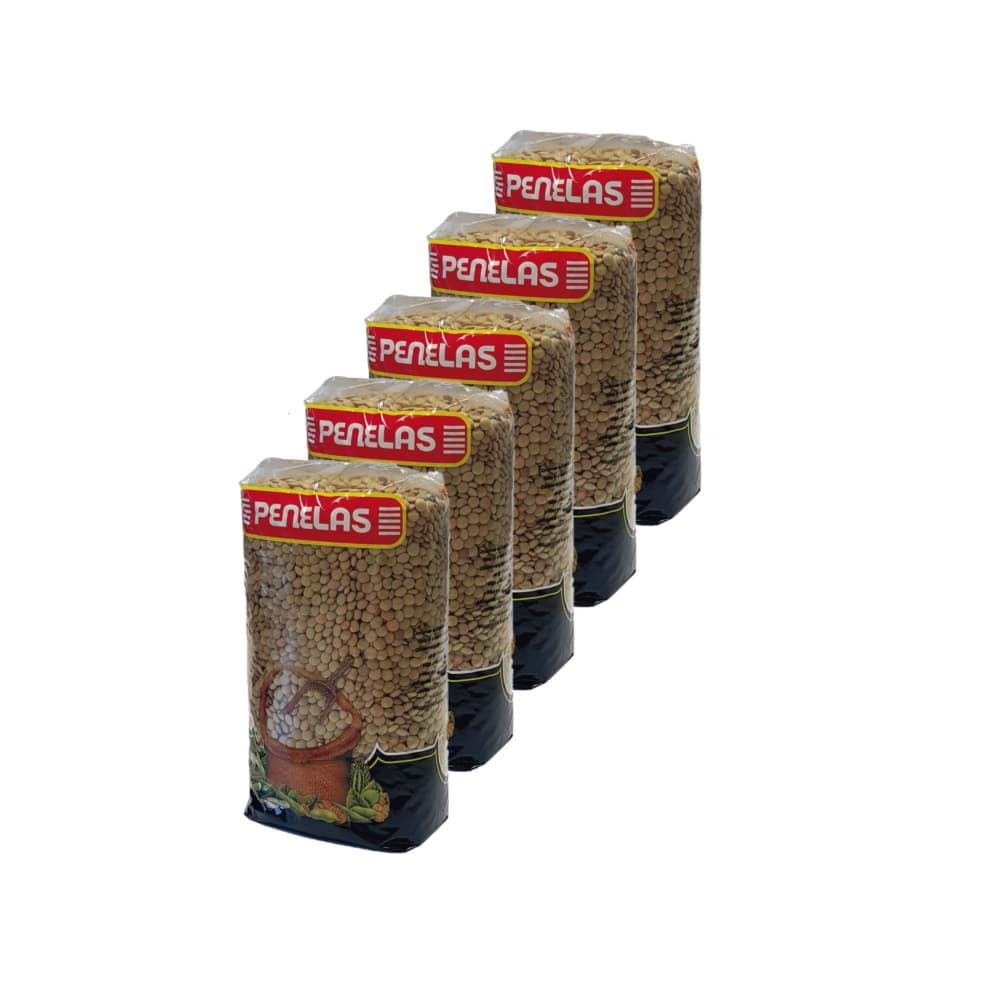 Lenteja castellana (5 x 500 g / 1.10 lb) - Imagen 1