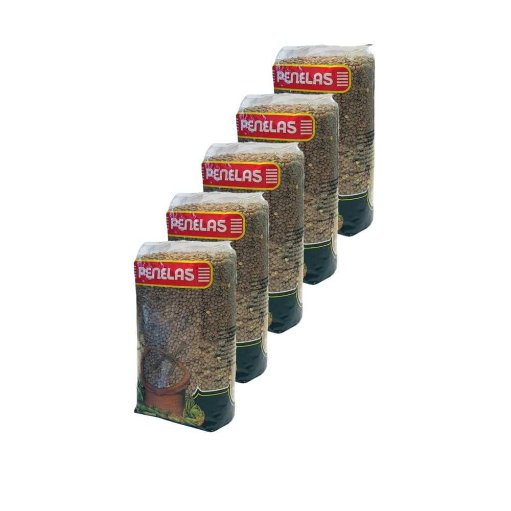 Lenteja pardina (5 x 500 g / 18 oz) - Imagen 1