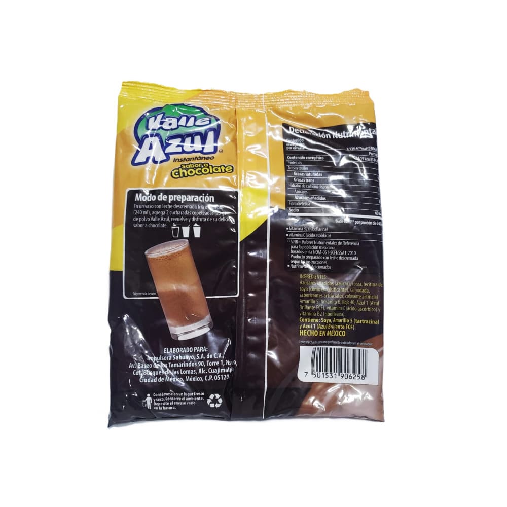 Chocolate instantáneo Valle Azul (300 g / 10.58 oz) - Miniatura 2