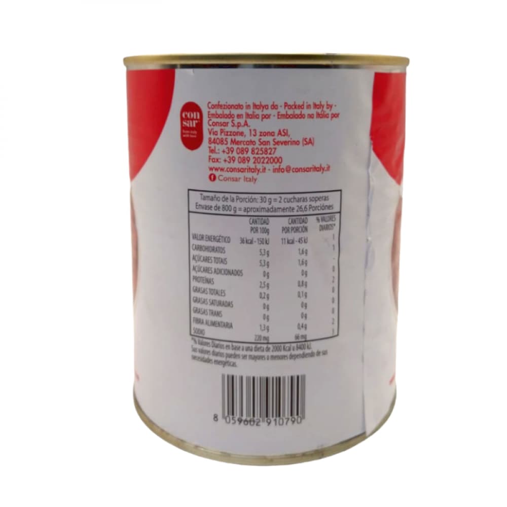 Puré de tomate Sara (800 g / 1.76 lb) - Miniatura 2