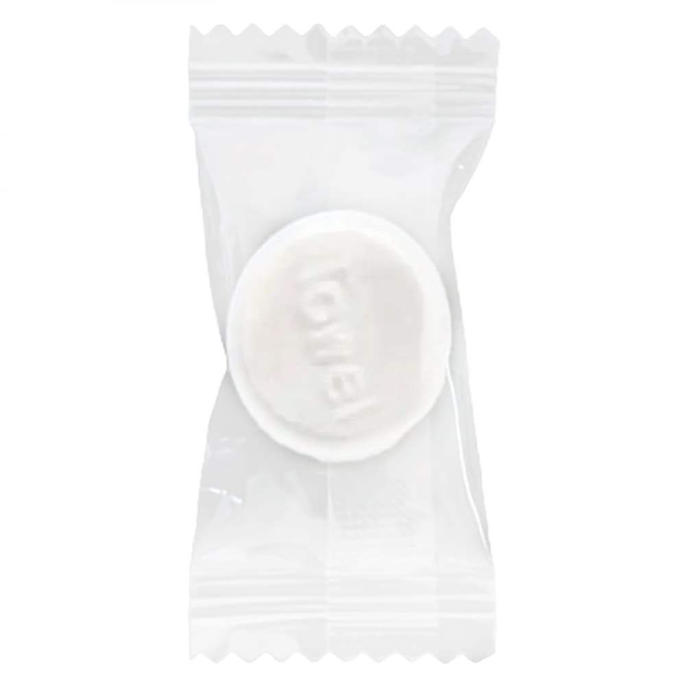 Toalla comprimida en forma cilíndrica (22 x 20 cm) - Imagen 1