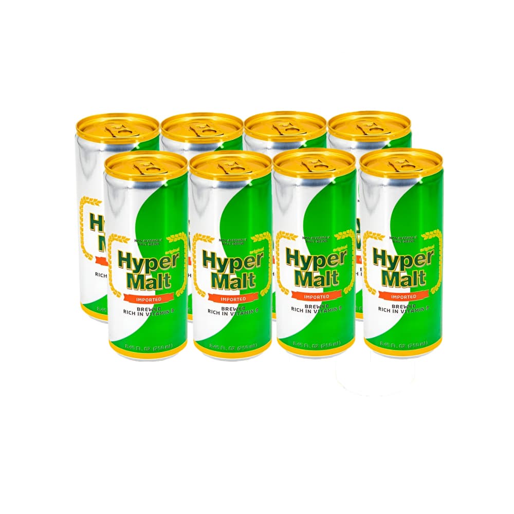 Malta sin alcohol Hyper Malt (8 x 250 ml) - Imagen 1