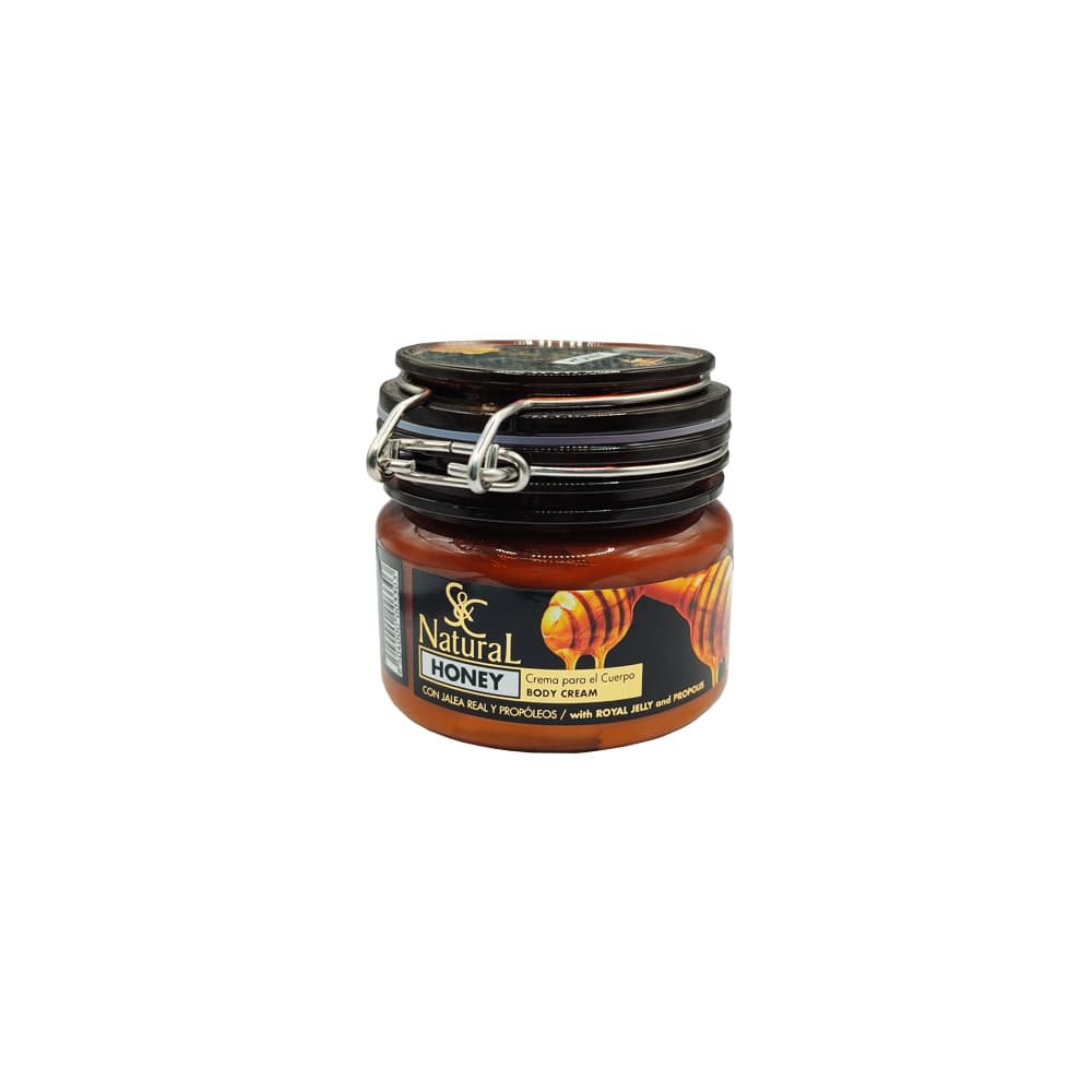 Crema corporal con jalea real y propóleos Natural S&C (200 ml) - Imagen 1