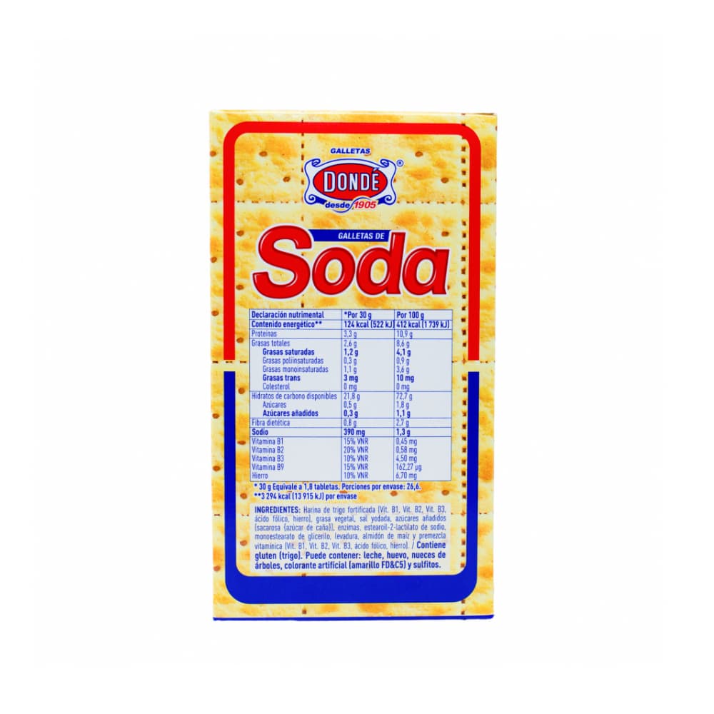 Galletas de soda Dondé (5 x 800 g / 1.76 lb) - Miniatura 2