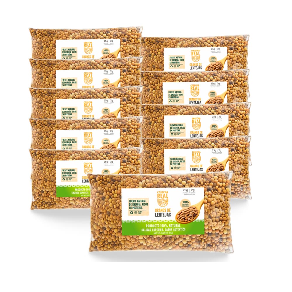 Lentejas Cosecha Real (10 x 1 kg / 2.2 lb) - Imagen 1