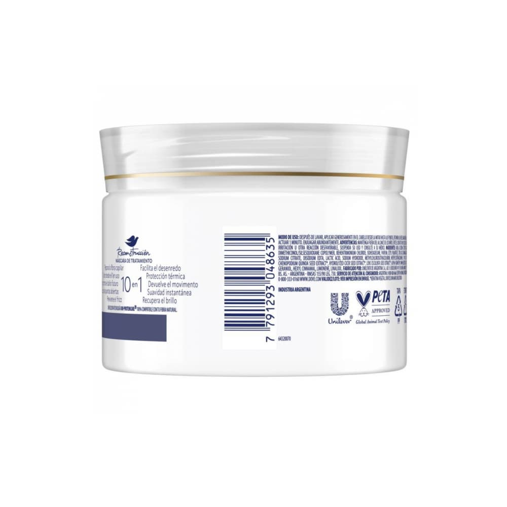 Máscara de tratamiento 10 en 1 Reconstrucción Completa Dove (300 g / 10.58 oz) - Miniatura 2