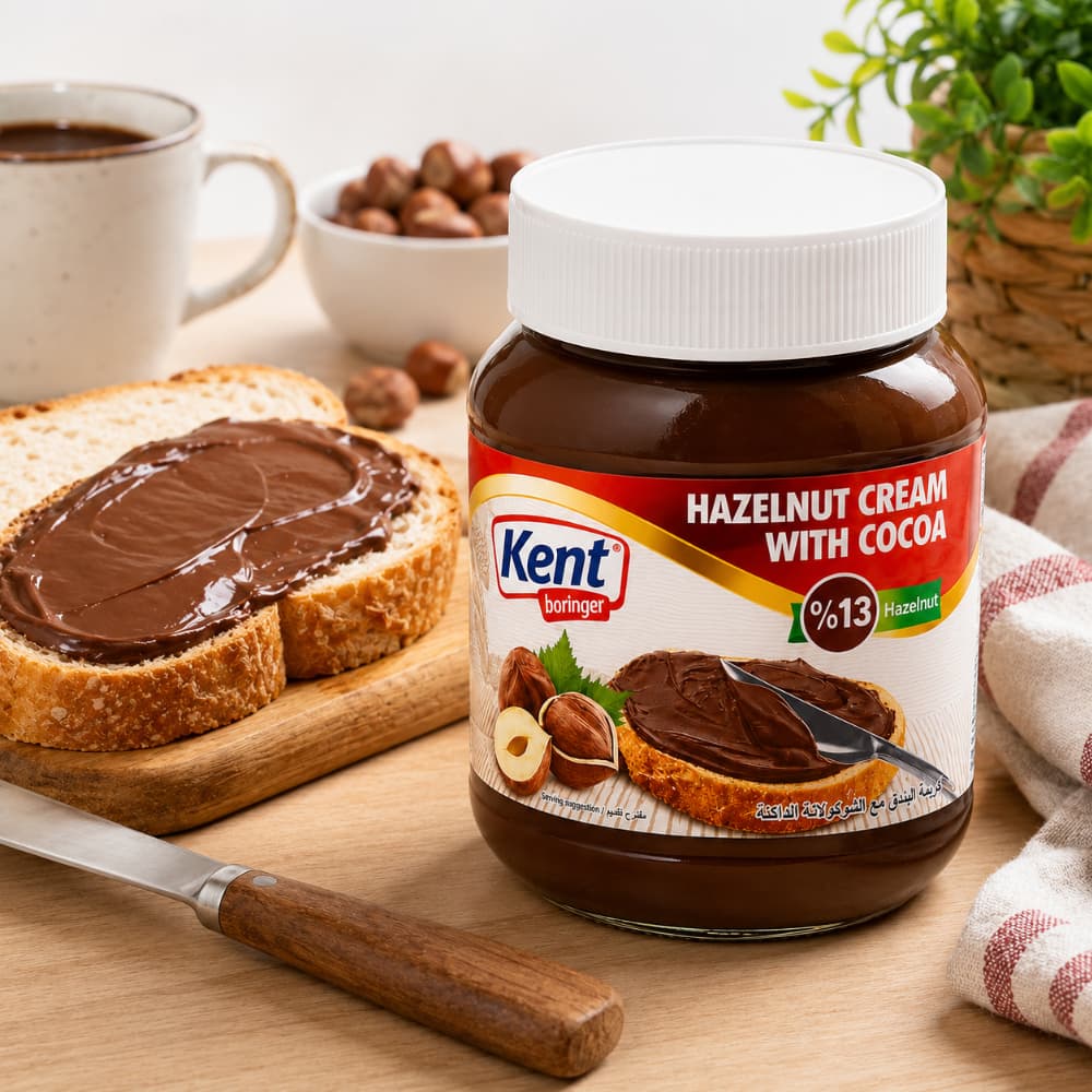 Crema de avellanas con cacao Kent Boringer (3 x 350 g / 12.3 oz) - Miniatura 2