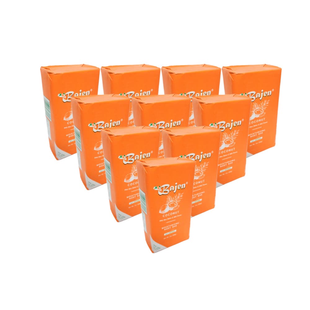 Jabón de tocador especial coco Bajen (10 x 200 g / 7.05 oz) - Imagen 1