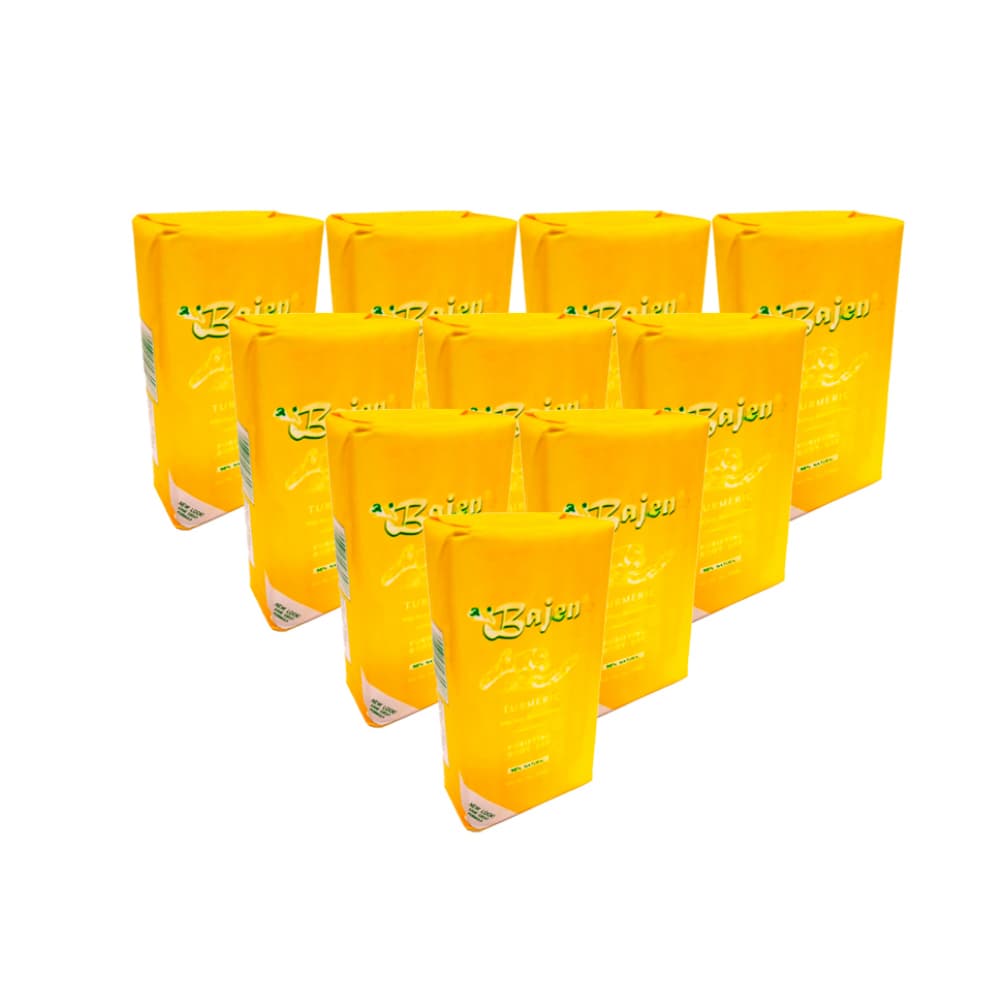 Jabón de tocador especial cúrcuma Bajen (10 x 200 g / 7.05 oz) - Imagen 1