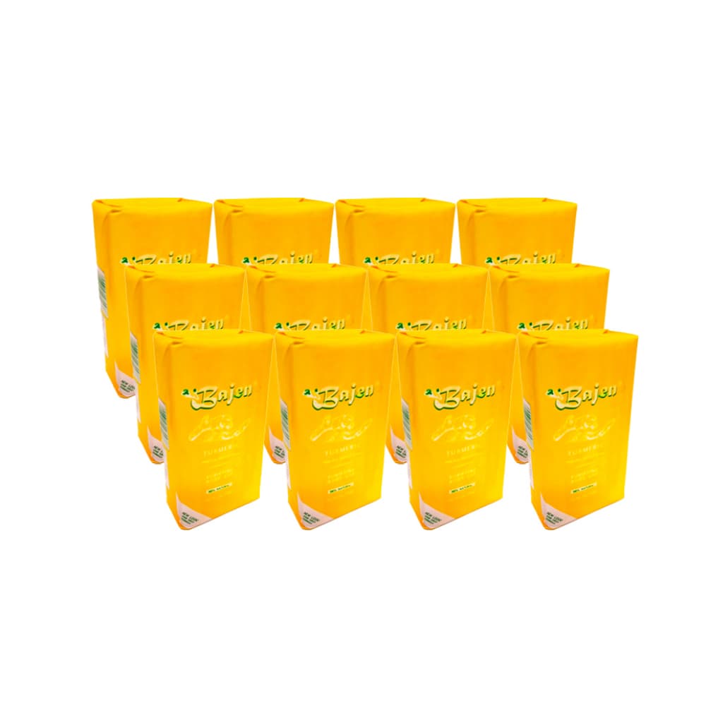 Jabón de tocador especial cúrcuma Bajen (12 x 200 g / 7.05 oz) - Imagen 1