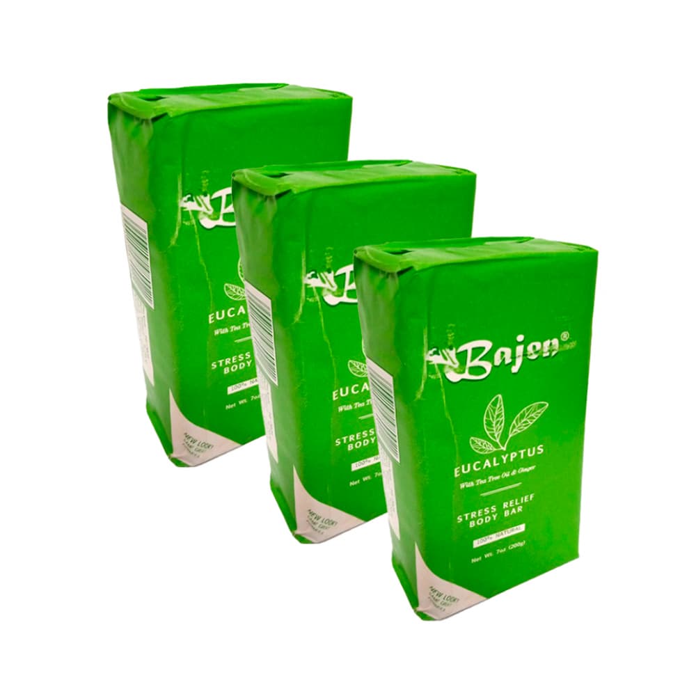 Jabón de tocador especial eucalipto Bajen (3 x 200 g / 7.05 oz) - Imagen 1