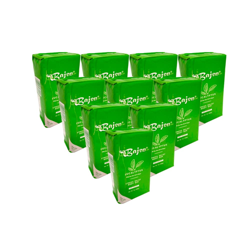 Jabón de tocador especial eucalipto Bajen (10 x 200 g / 7.05 oz) - Imagen 1