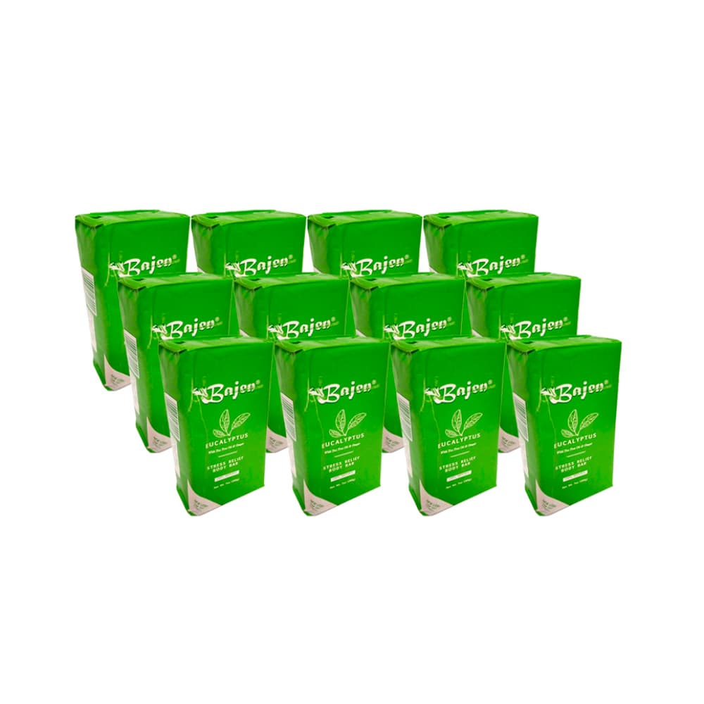 Jabón de tocador especial eucalipto Bajen (12 x 200 g / 7.05 oz) - Imagen 1