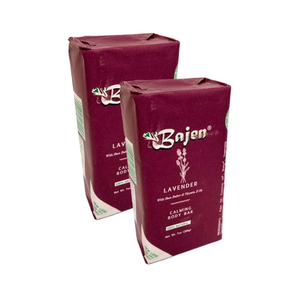 Jabón de tocador especial Lavanda Bajen (2 x 200 g / 7.05 oz) - Imagen 1