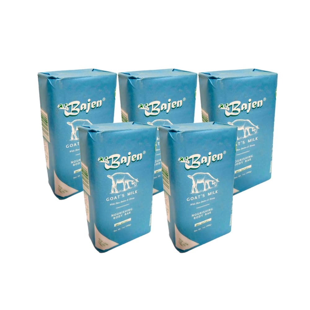 Jabón de tocador especial leche de cabra Bajen (5 x 200 g / 7.05 oz) - Imagen 1