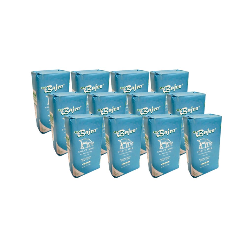Jabón de tocador especial leche de cabra Bajen (12 x 200 g / 7.05 oz) - Imagen 1