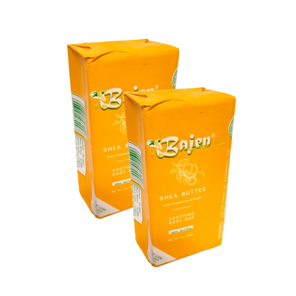 Jabón de tocador especial manteca de karité Bajen (2 x 200 g / 7.05 oz) - Imagen 1