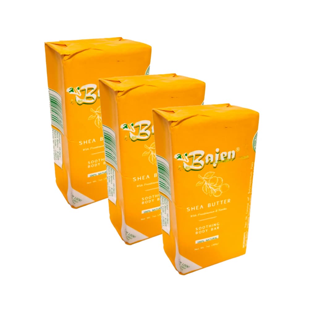 Jabón de tocador especial manteca de karité Bajen (3 x 200 g / 7.05 oz) - Imagen 1