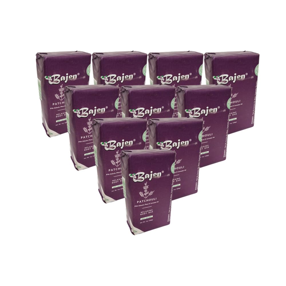 Jabón de tocador especial pachulí Bajen (10 x 200 g / 7.05 oz) - Imagen 1