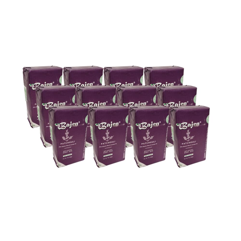 Jabón de tocador especial pachulí Bajen (12 x 200 g / 7.05 oz) - Imagen 1