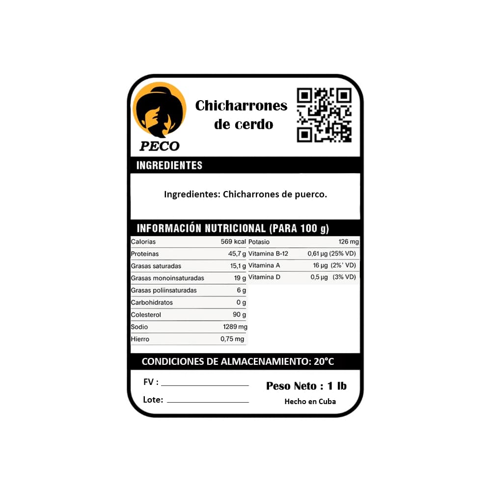 Chicharrones de cerdo Peco (453.5 g / 1 lb) - Miniatura 3