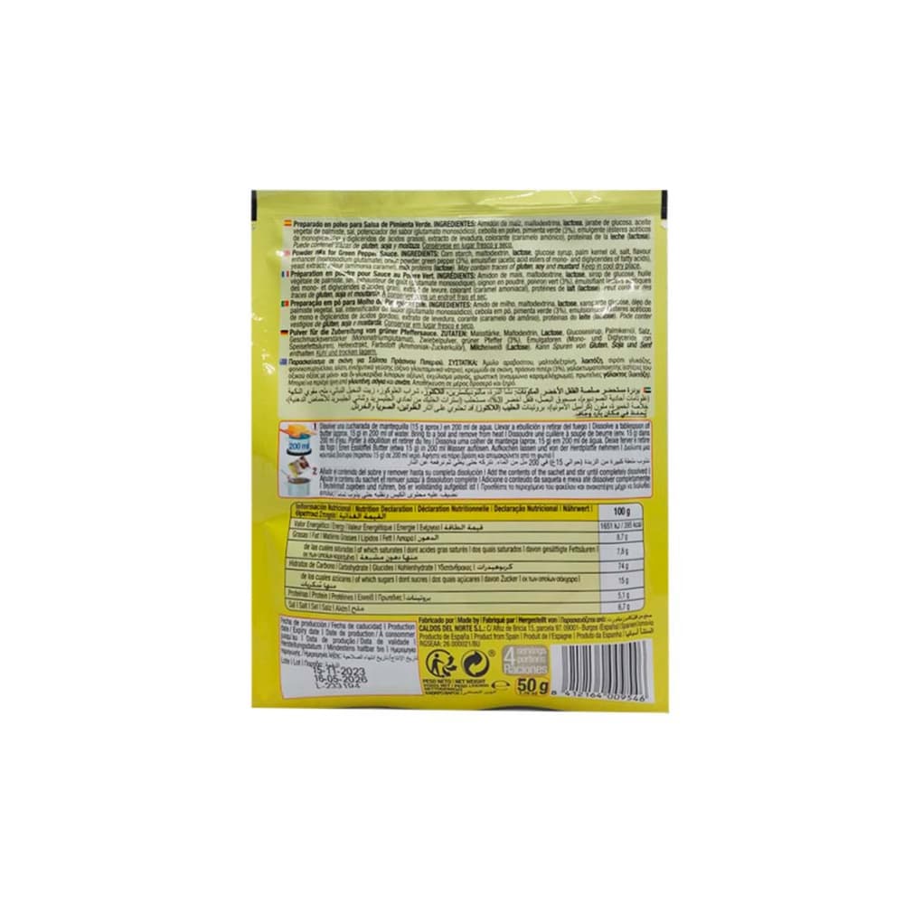 Salsa pimienta verde Calnort (50 g / 1.76 oz) - Miniatura 2