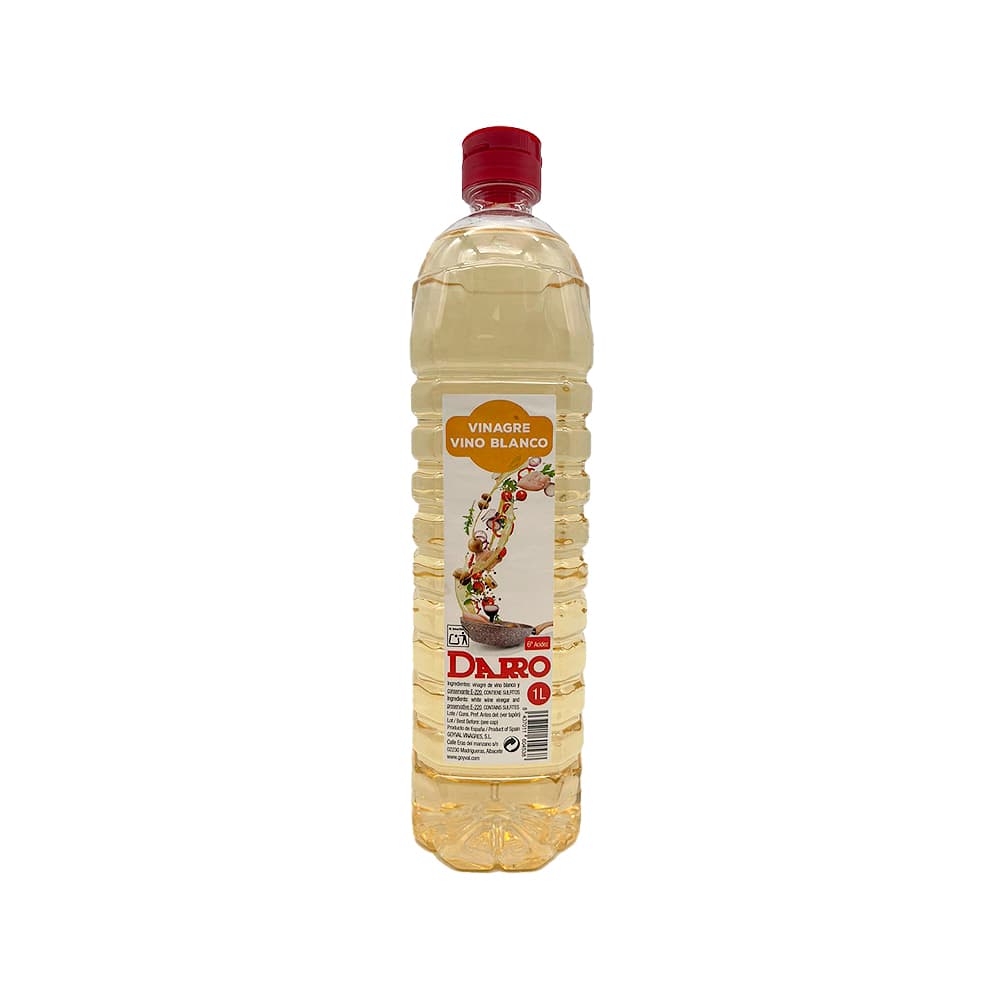 Vinagre de vino blanco Darro (1 L) - Imagen 1