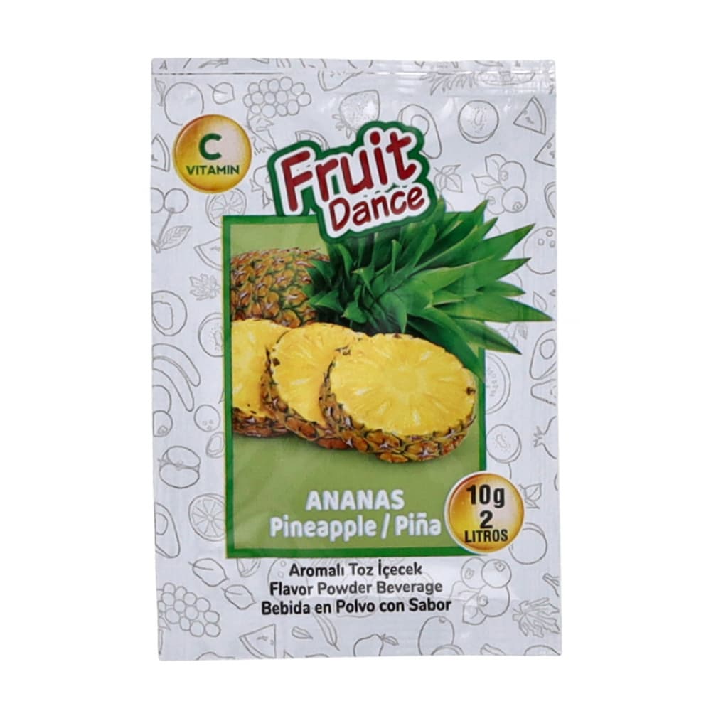 Bebida en polvo sabor piña Fruit Dance (10 g) - Imagen 1