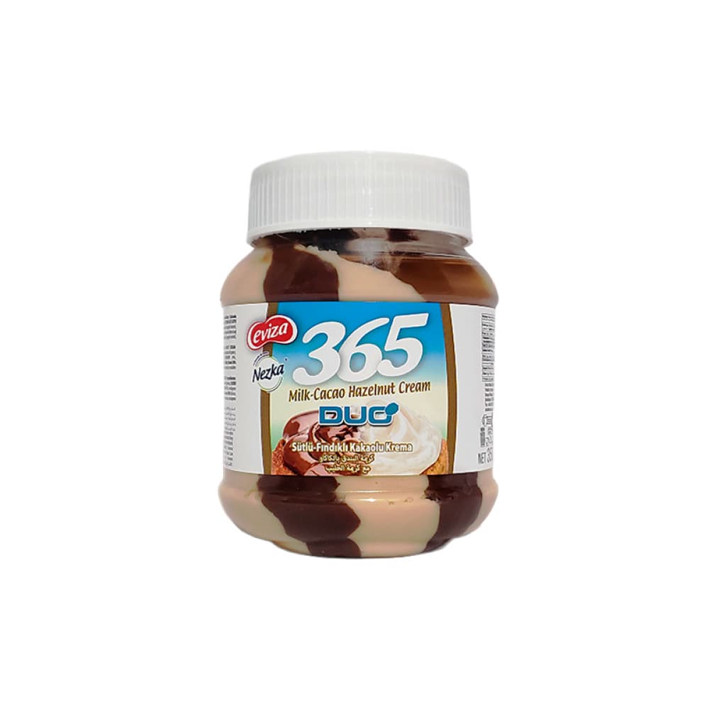 Crema de avellanas con leche y cacao Nezka 365 (350 g / 12.4 oz) - Imagen 1