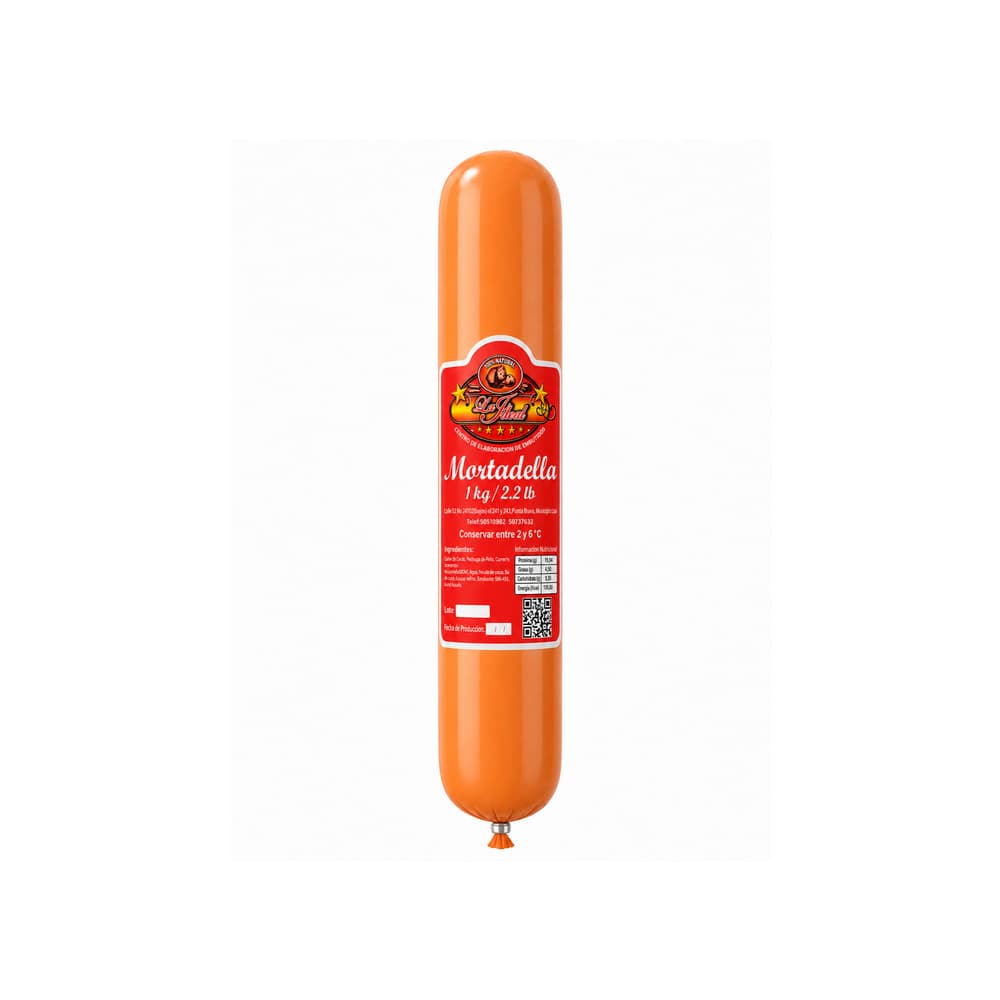 Mortadella La ideal (1 kg / 2.2 lb) - Miniatura 1