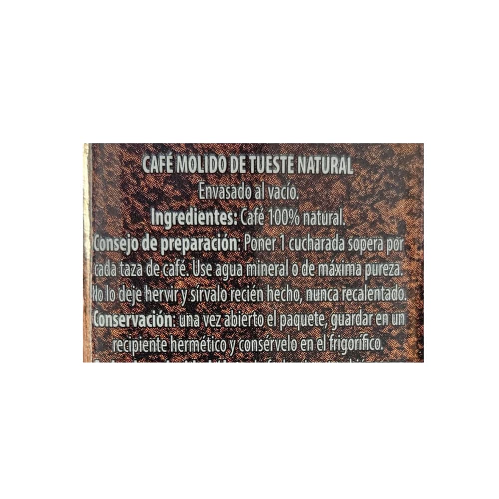 Café molido tueste natural Pura sangre (250 g / 8.82 oz) - Miniatura 2