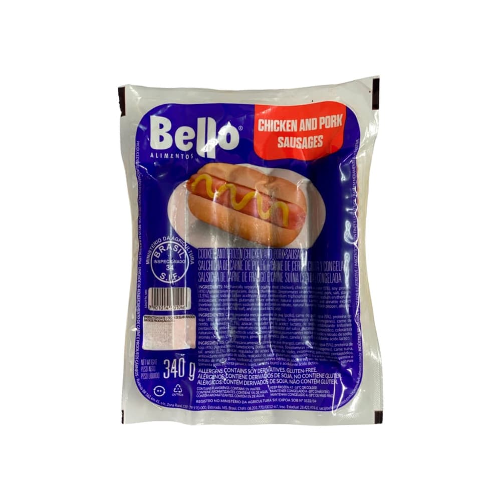 Salchicha mixta de pollo y cerdo Bello ( 10 x 340 g / 12 oz) - Miniatura 3