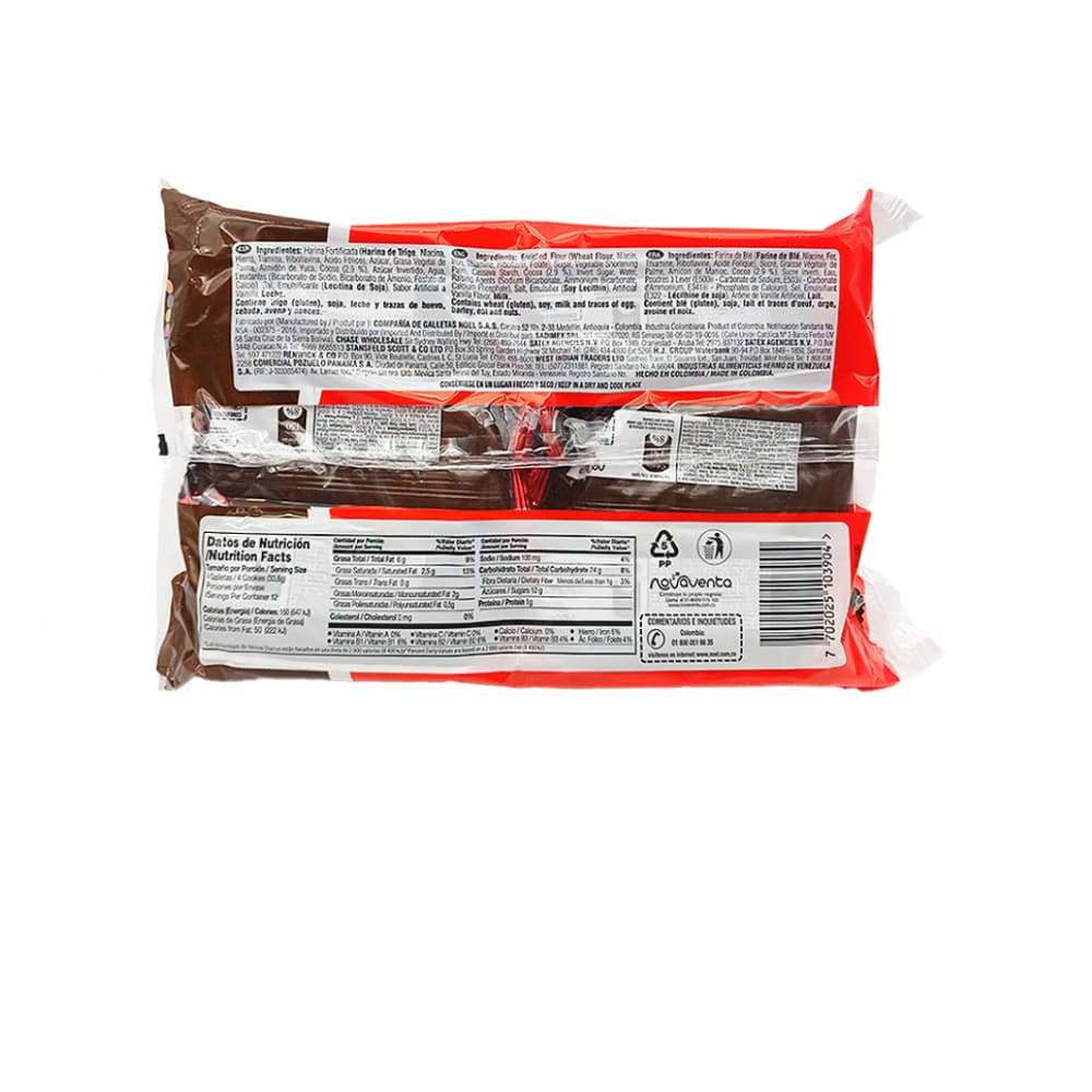 Galletas dulces de chocolate rellenas con crema sabor a vainilla Festival (403 g / 14.22 oz) - Miniatura 3