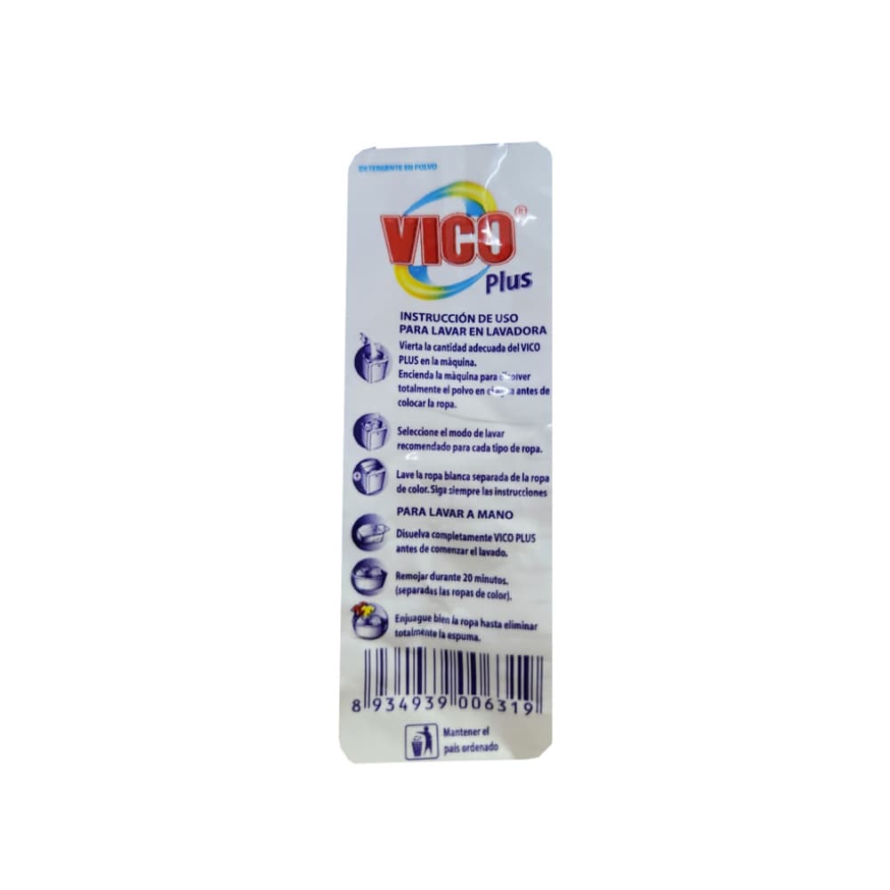 Detergente en polvo multiuso fragancia floral Vico (250 g / 8.8 oz) - Miniatura 3