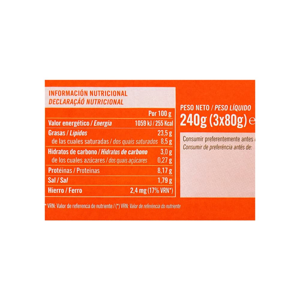 Paté suave de hígado de cerdo Apis (3 x 80 g / 8.5 oz) - Miniatura 2