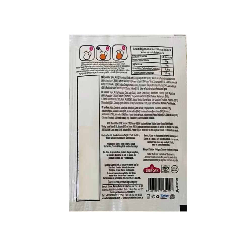 Bebida en polvo sabor naranja Fruit Dance (10 g) - Miniatura 2