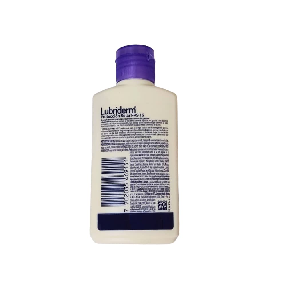 Crema humectante cara y cuerpo con FPS-15 Lubriderm (120 ml) - Miniatura 2