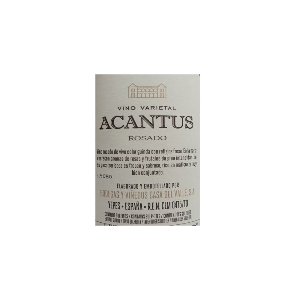 Vino rosado Acantus (750 ml) - Miniatura 3