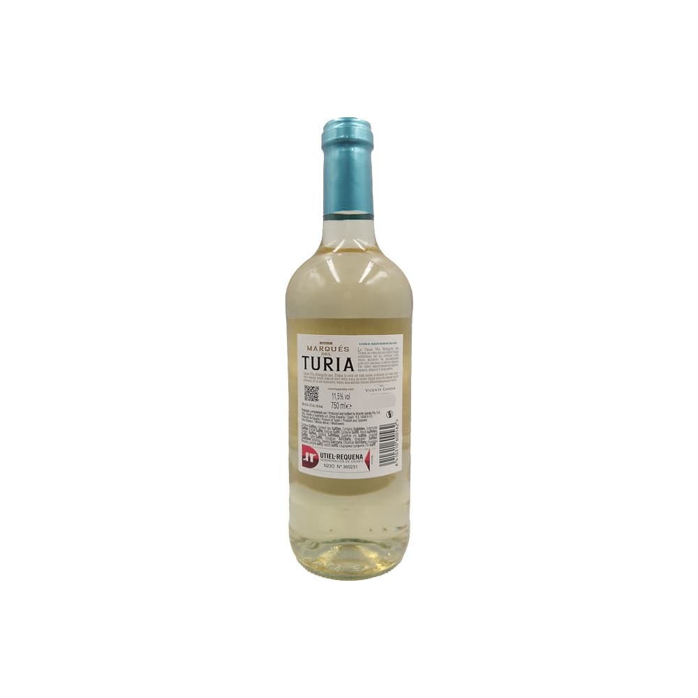Vino blanco Marqués del Turia (750 ml) - Miniatura 2