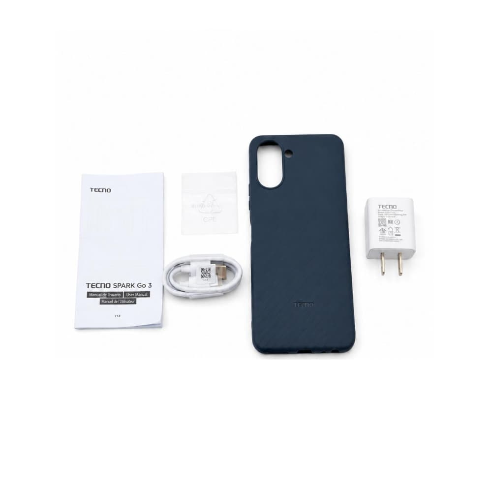 Celular color gris 64GB ROM/ 8 GB RAM TECNO Spark Go3 - Miniatura 3