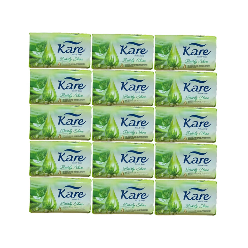 Jabón de tocador Pearly Shine Kare (15 x 75 g / 2.64 oz) - Imagen 1